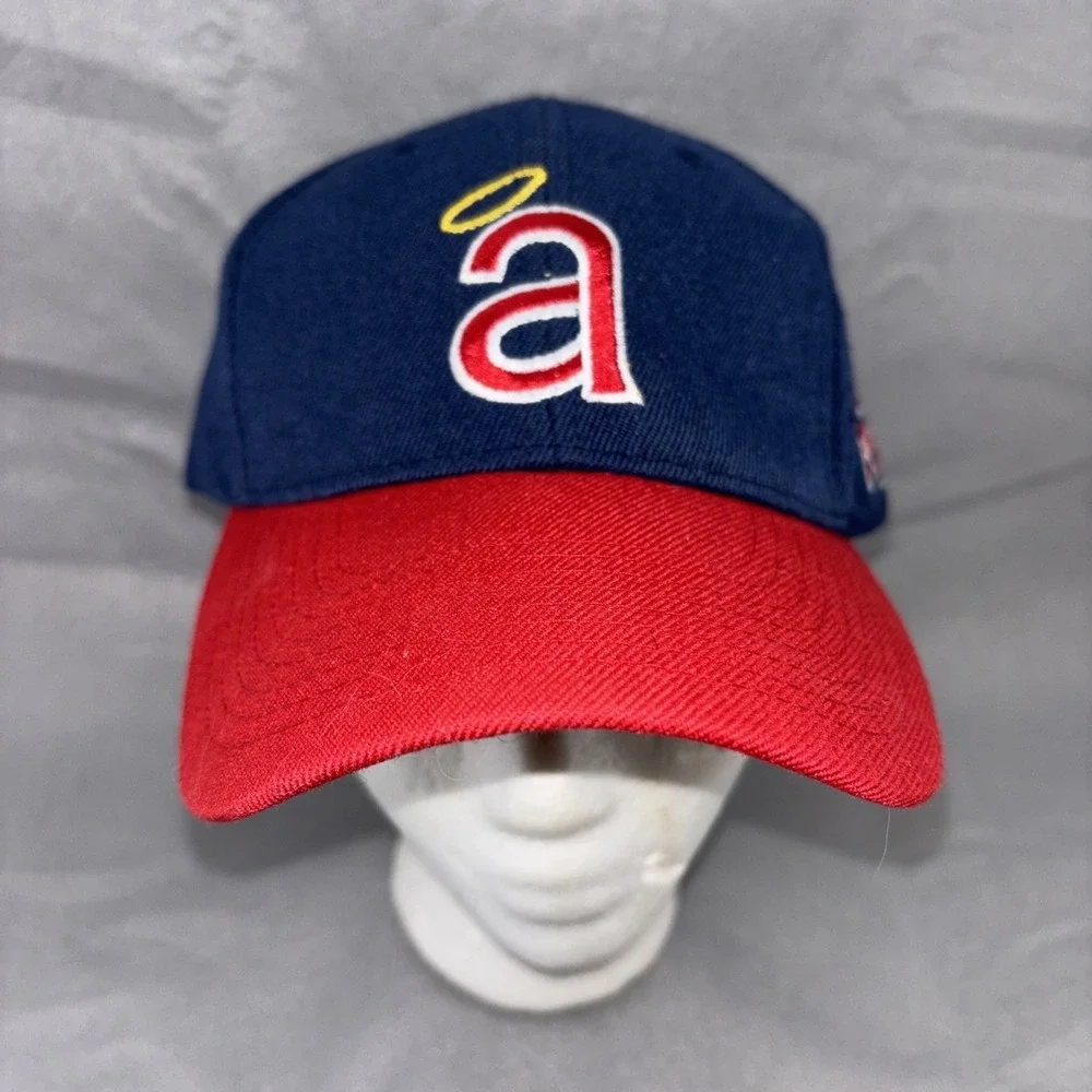 Los Angeles Angels 50th Anniversary Sixthman Promo Baseball Cap Hat Lowercase a