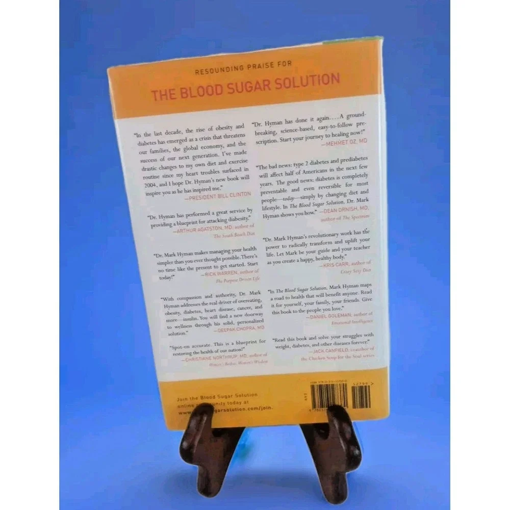 THE BLOOD SUGAR SOLUTION by Mark Hyman Hardcover book‎ weight loss