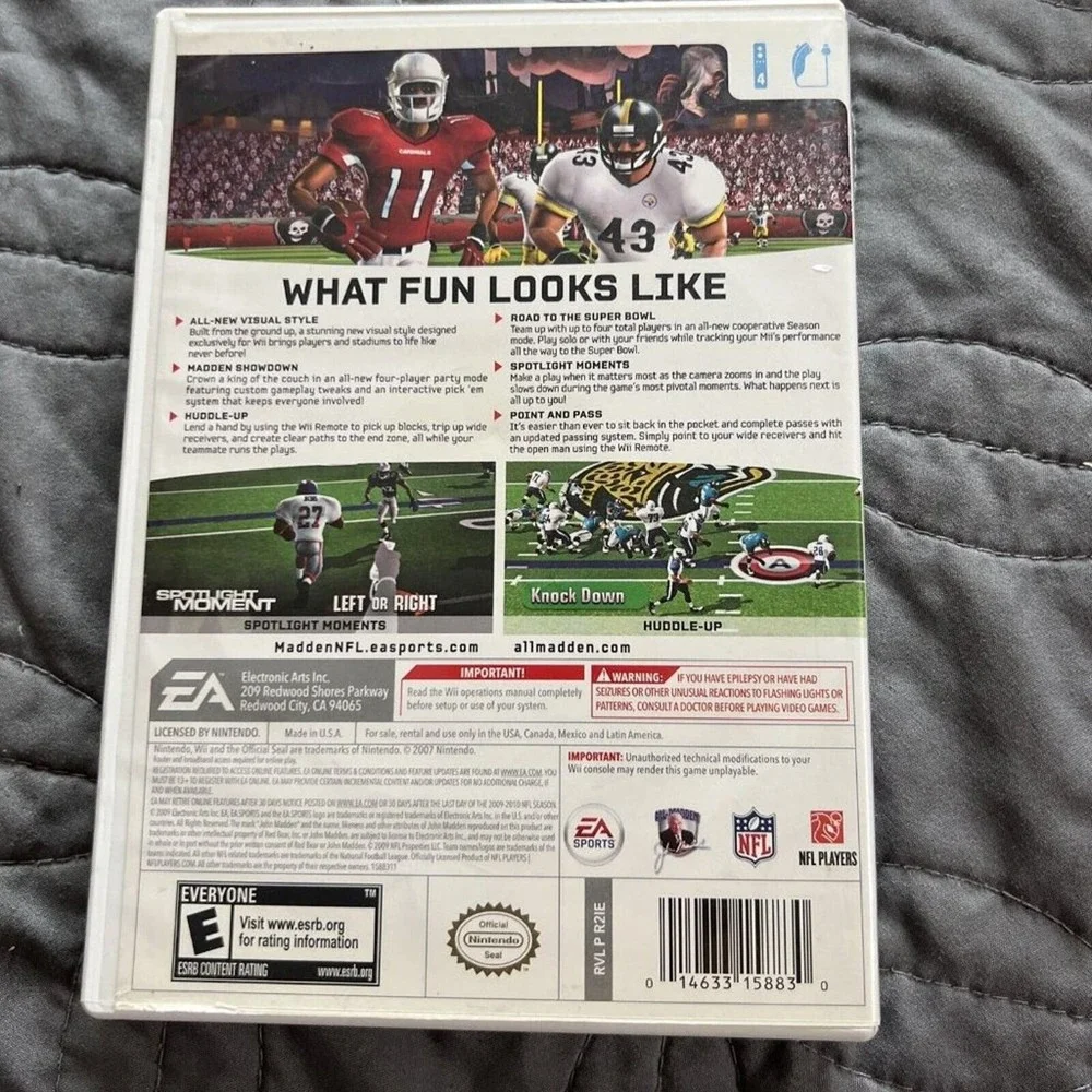 Nintendo madden nfl