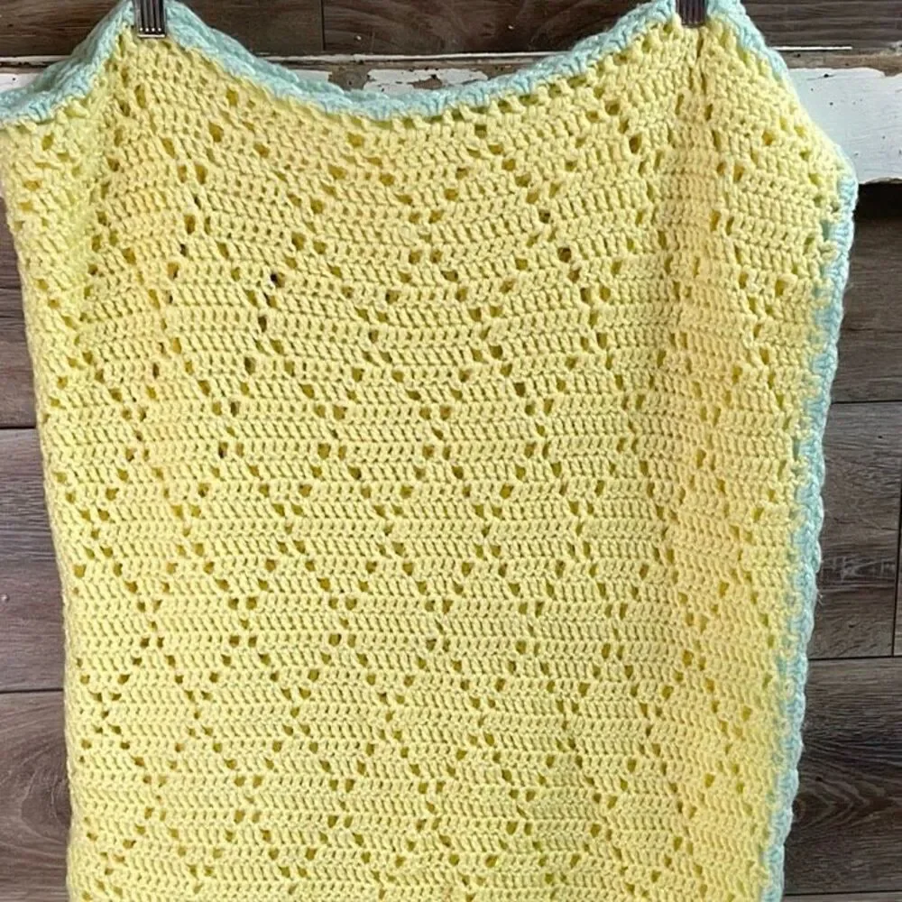 Hand Crafted crocheted open