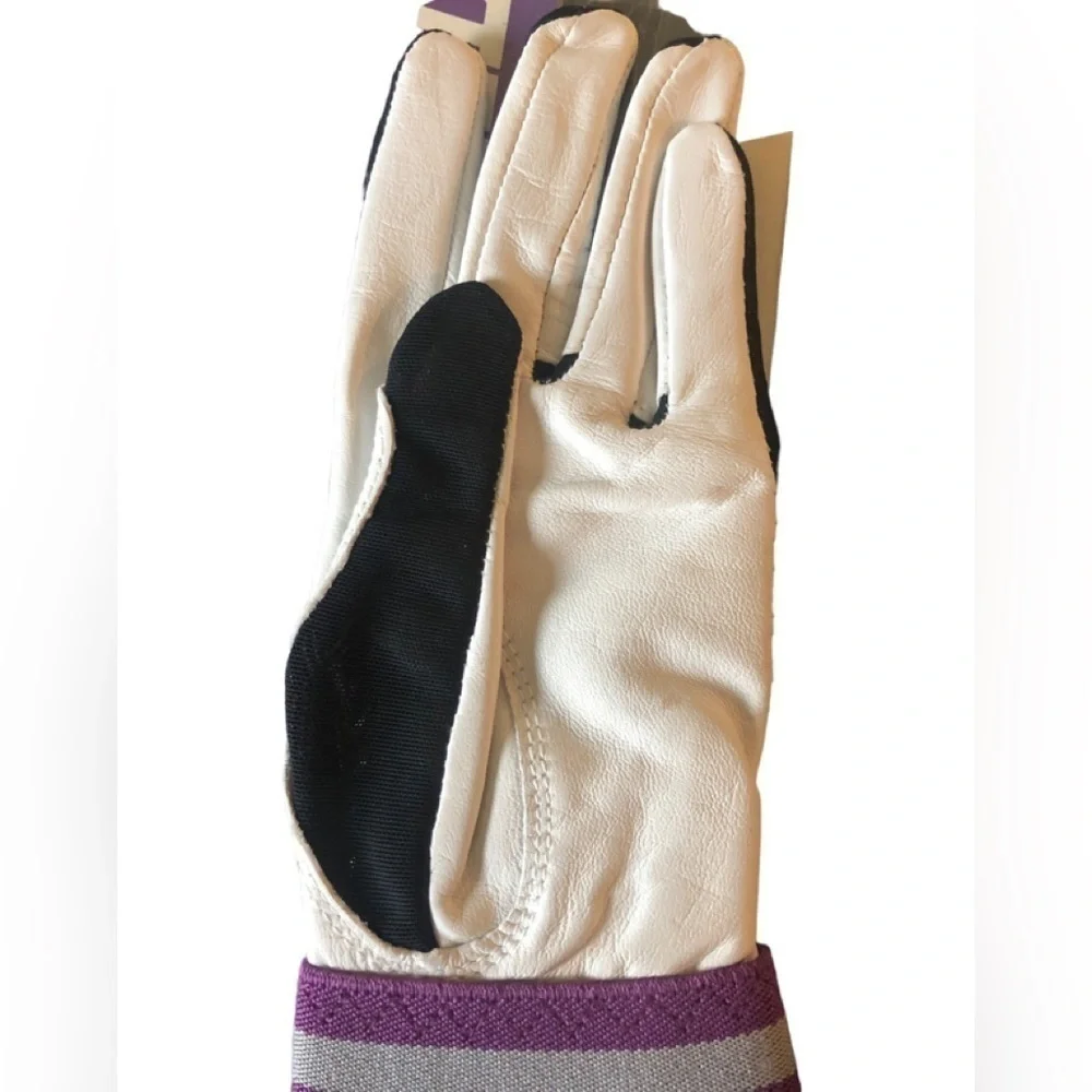 EKTELON Cabretta Sheepskin All Pro Racquetball Glove XS Right Hand Black White