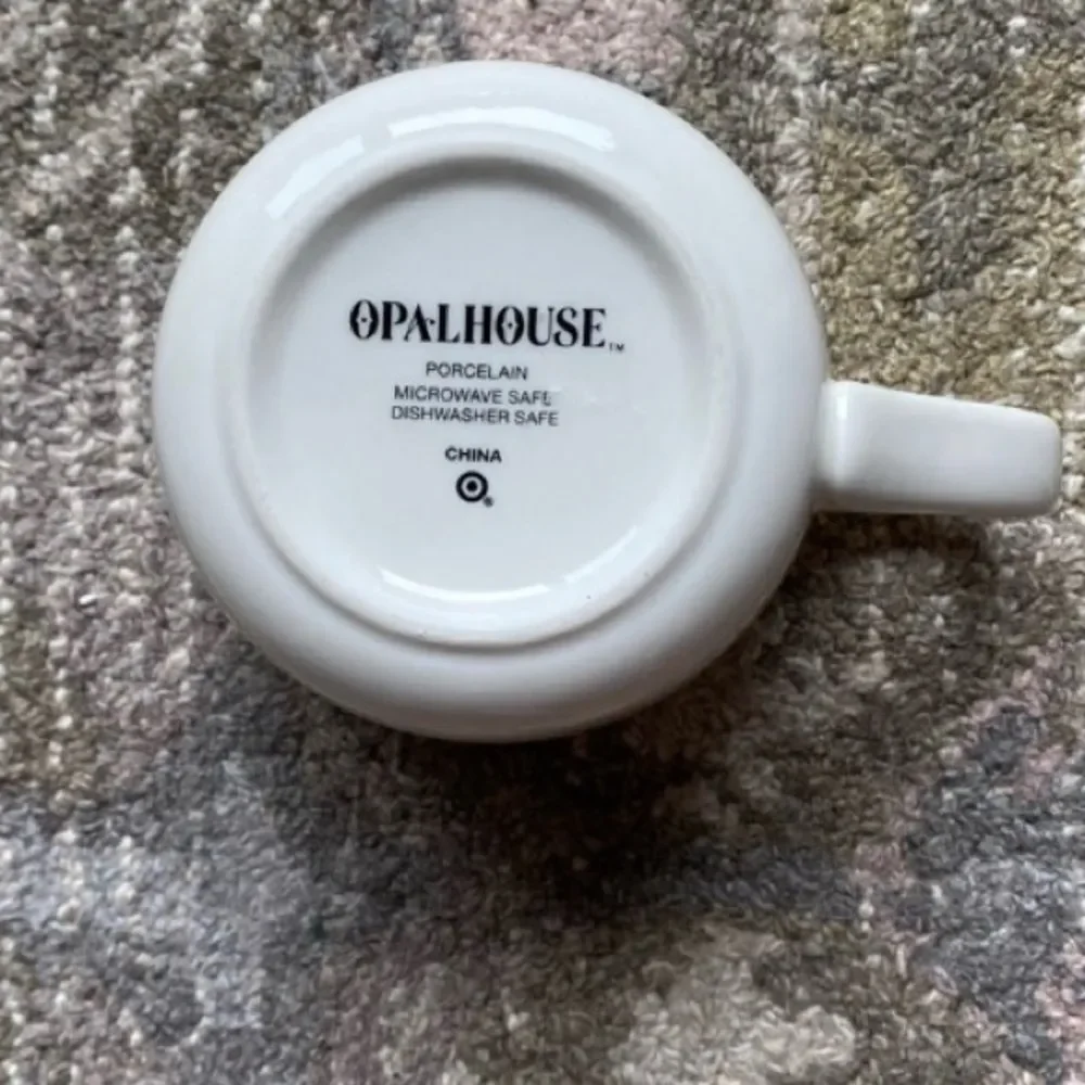Opalhouse White Coffee Cup (I don’t Sweat I Sparkle)