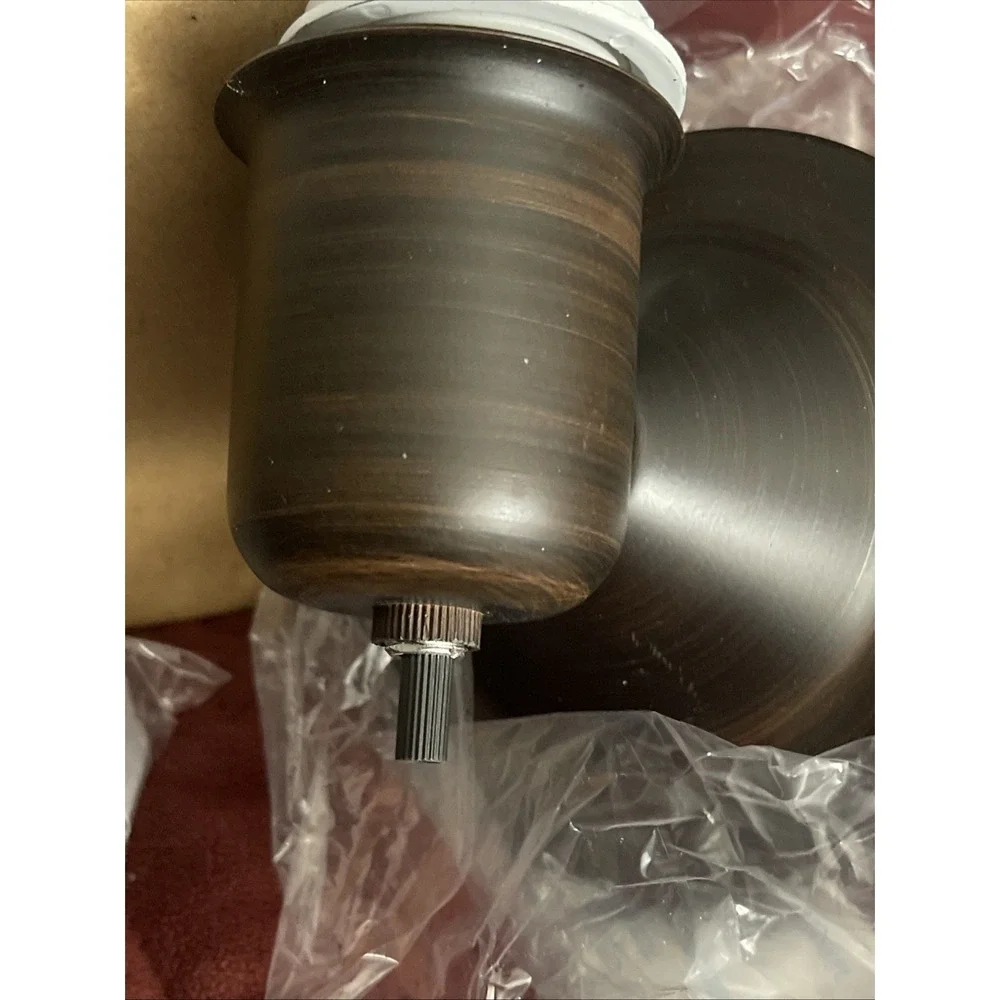 Portfolio 1-Light Oil-Rubbed Bronze Wall Sconce Light‎ w/Frosted Glass 1314216