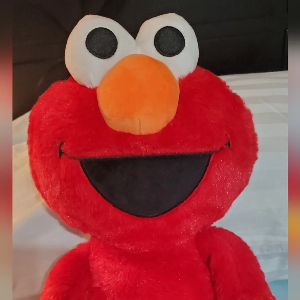 Sesame Street bright red