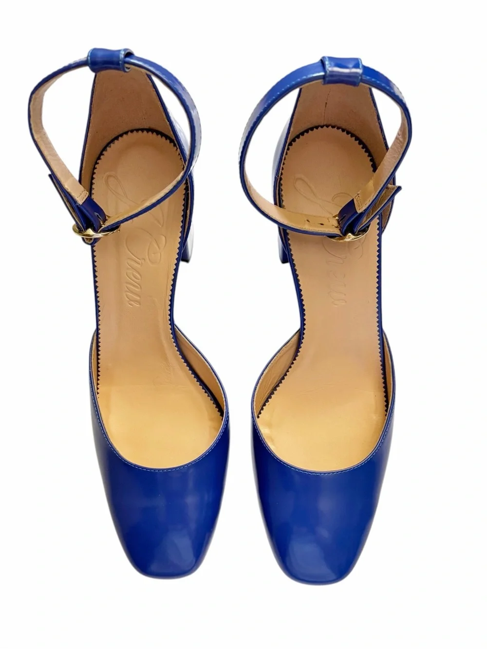 J.Crew Maisie Leather Ankle Strap Heels size 8.5 Made in Italy