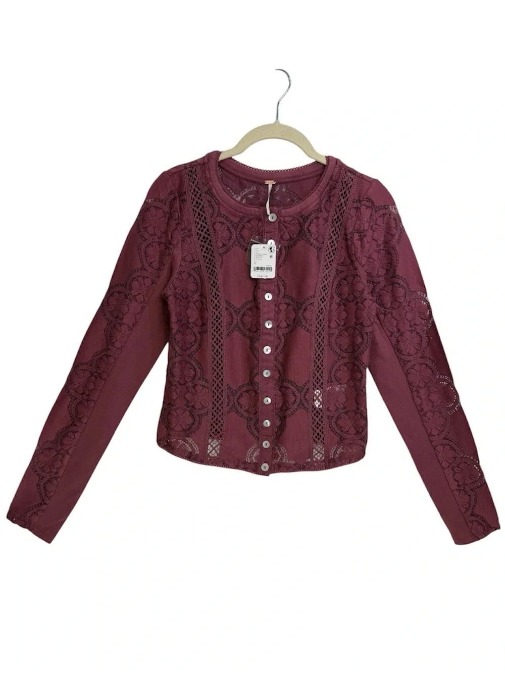 Free People fabric sheer this