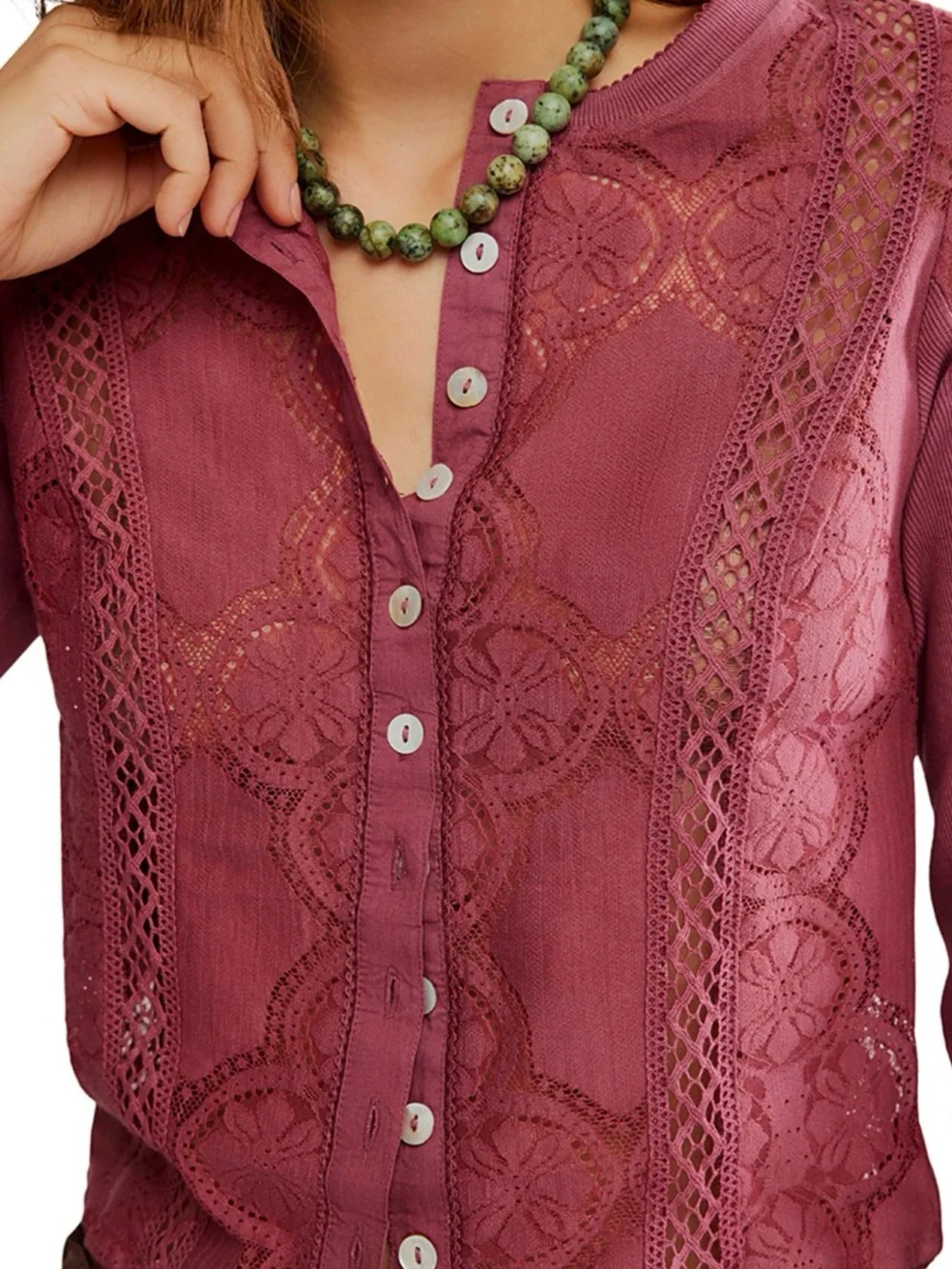 Free People brand neckline