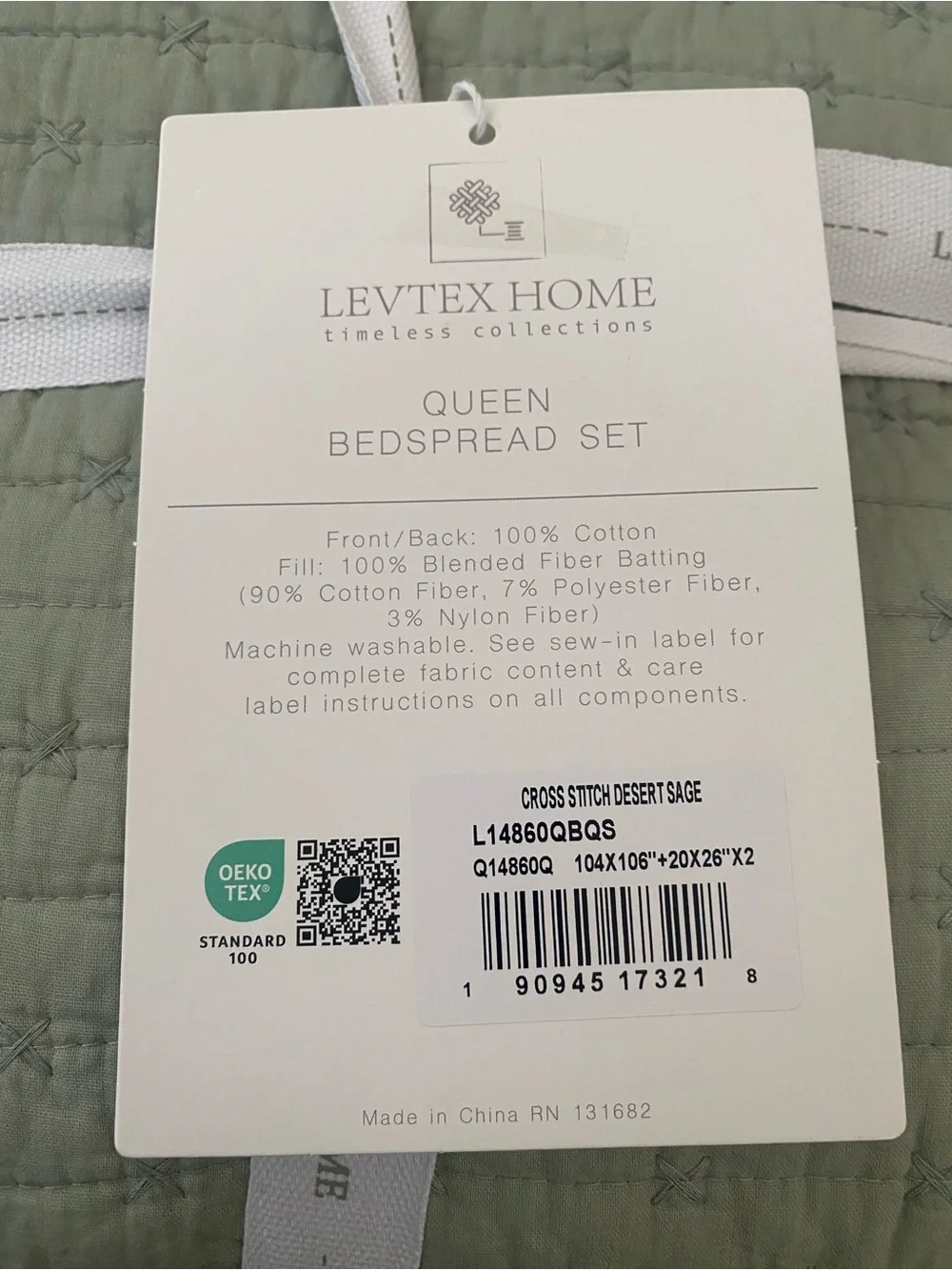 Levtex bedspread shams