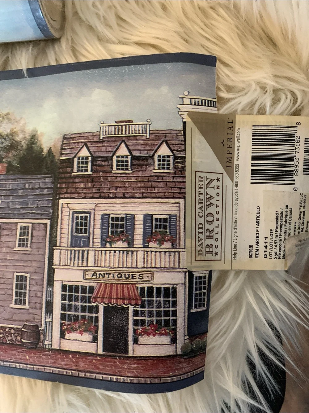 David Carter Brown Collection pre-pasted wallpaper border 3 rolls, 5yd each