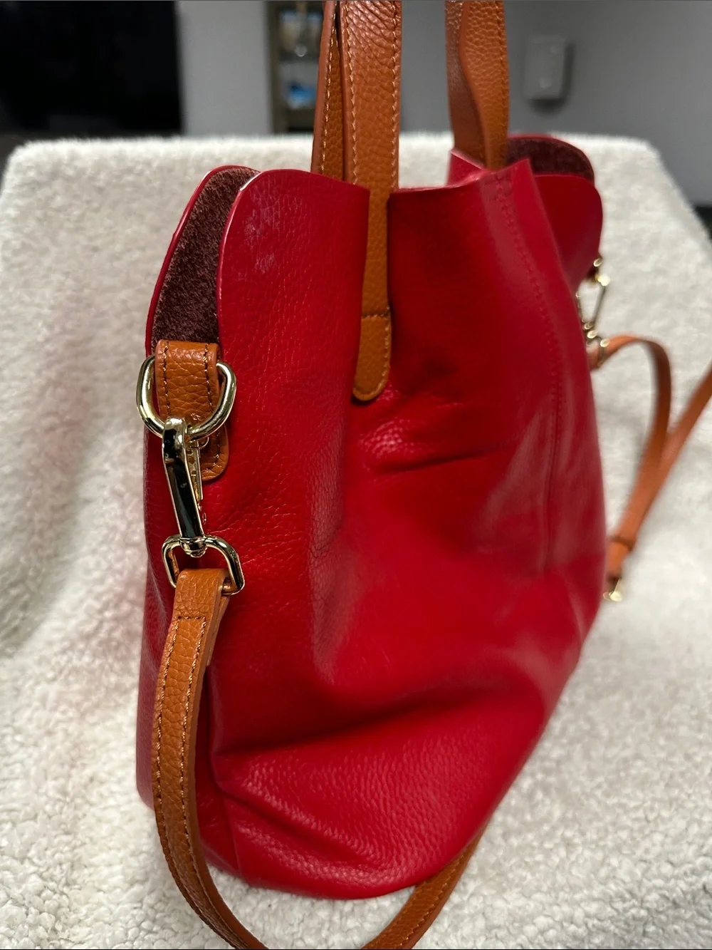 unbranded red genuine