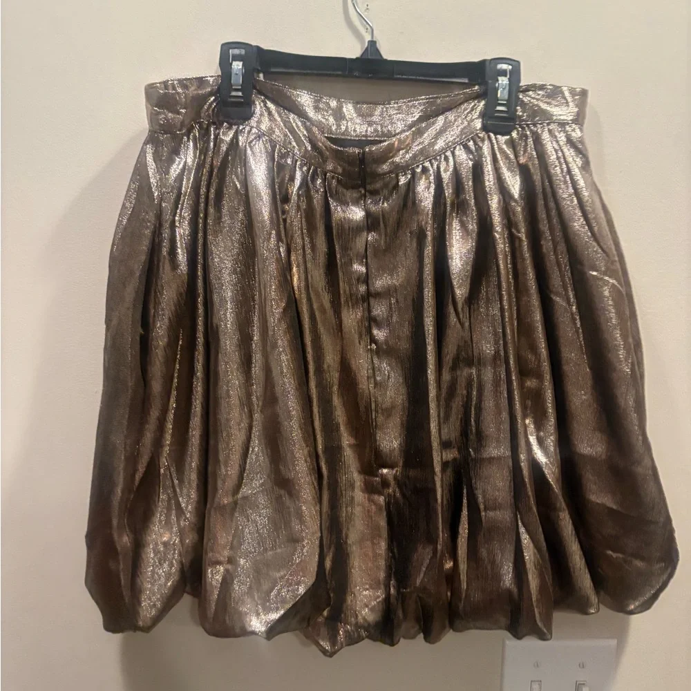 Madewell metallic bubble