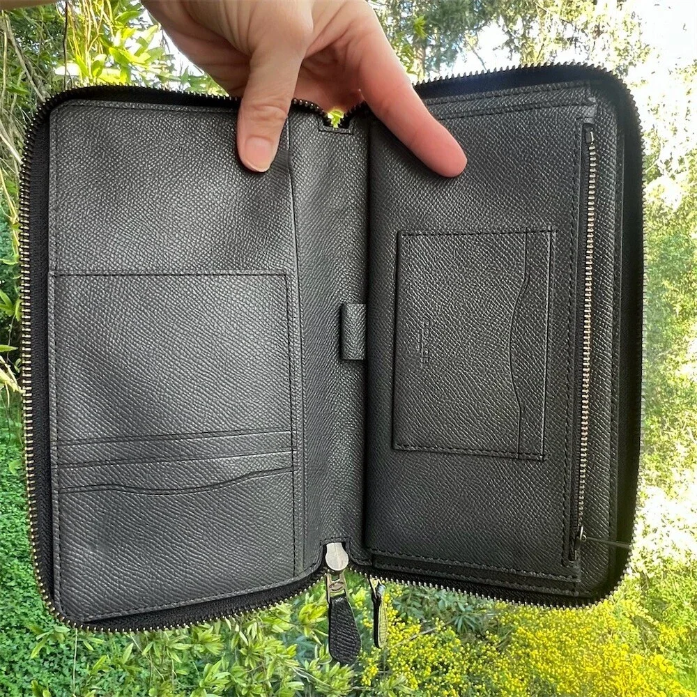 Coach travel wallet