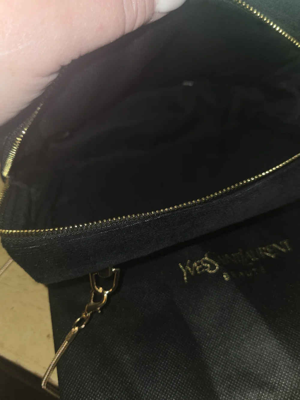 Saint Laurent added rectangular evening