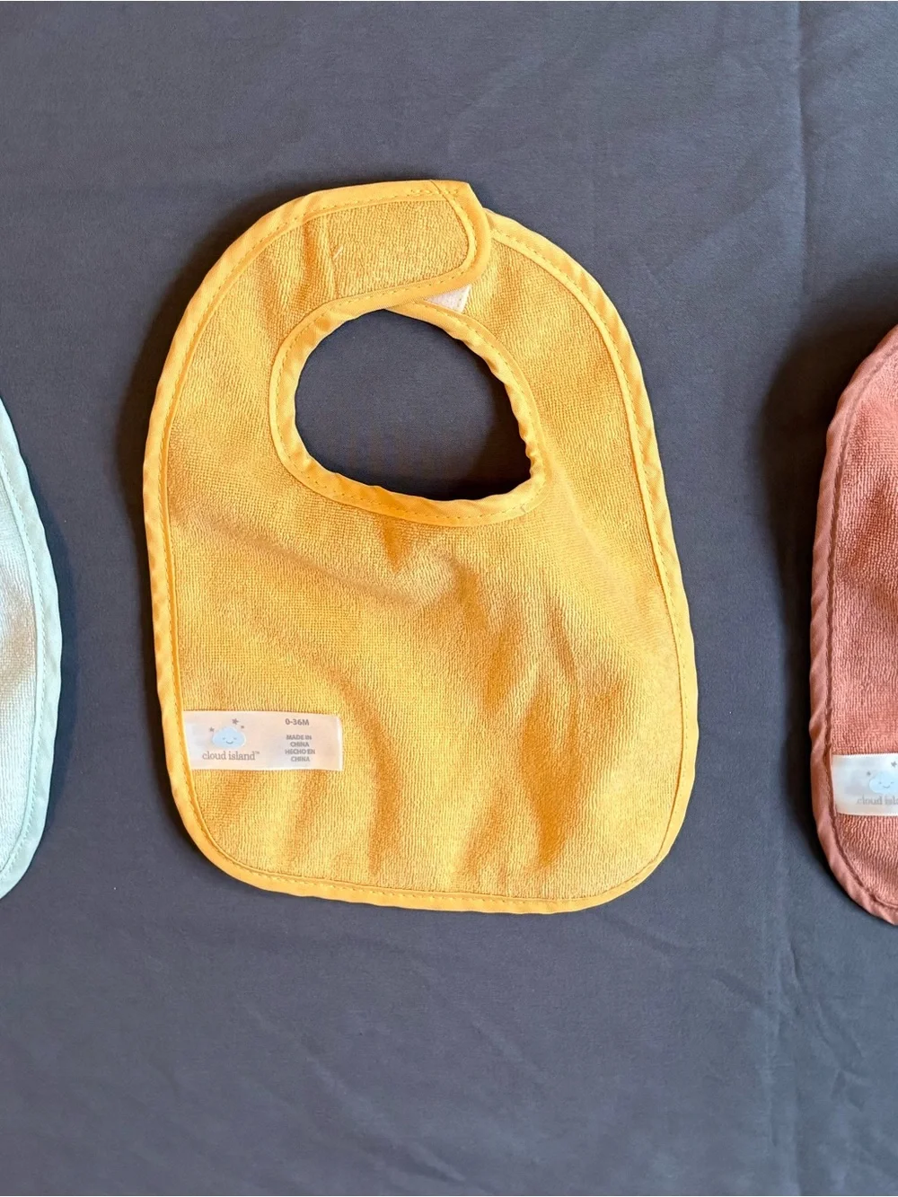 Yellow Baby Bib - Soft Terry Kids Accessory