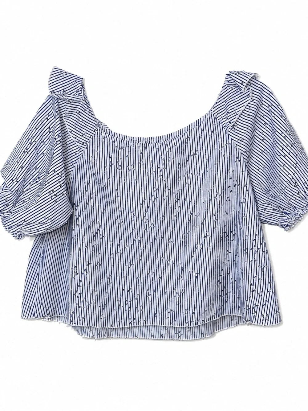 Zara eyelet blouse