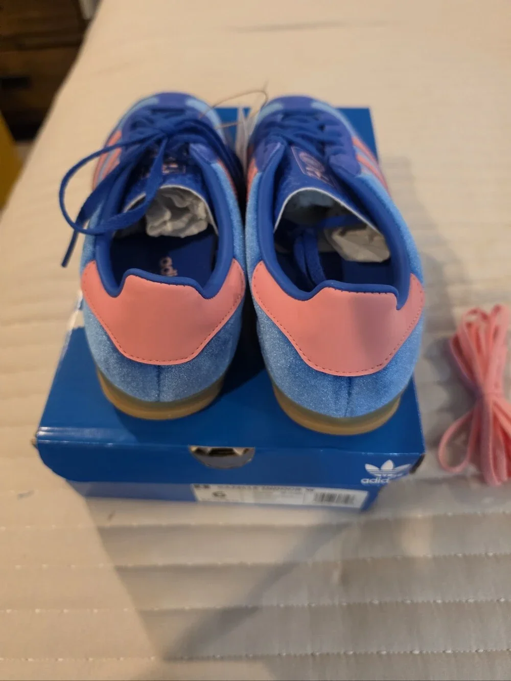 adidas laces blue