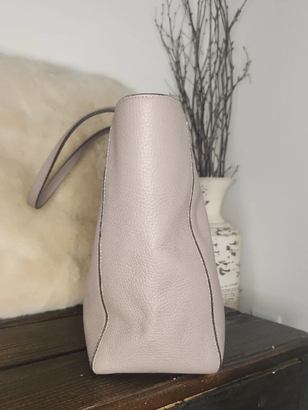 kate spade structured pebbled