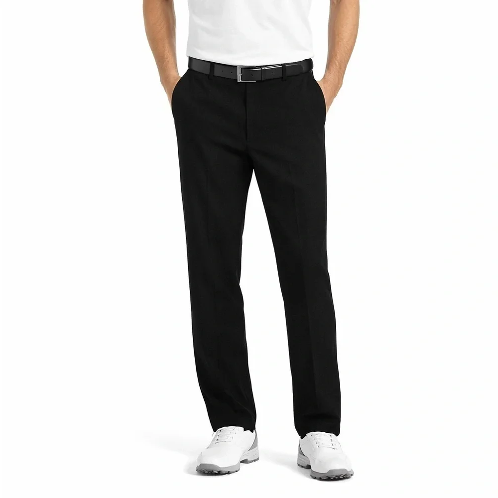 Perry Ellis Portfolio Black Dress Pants 34 Career Office Slacks