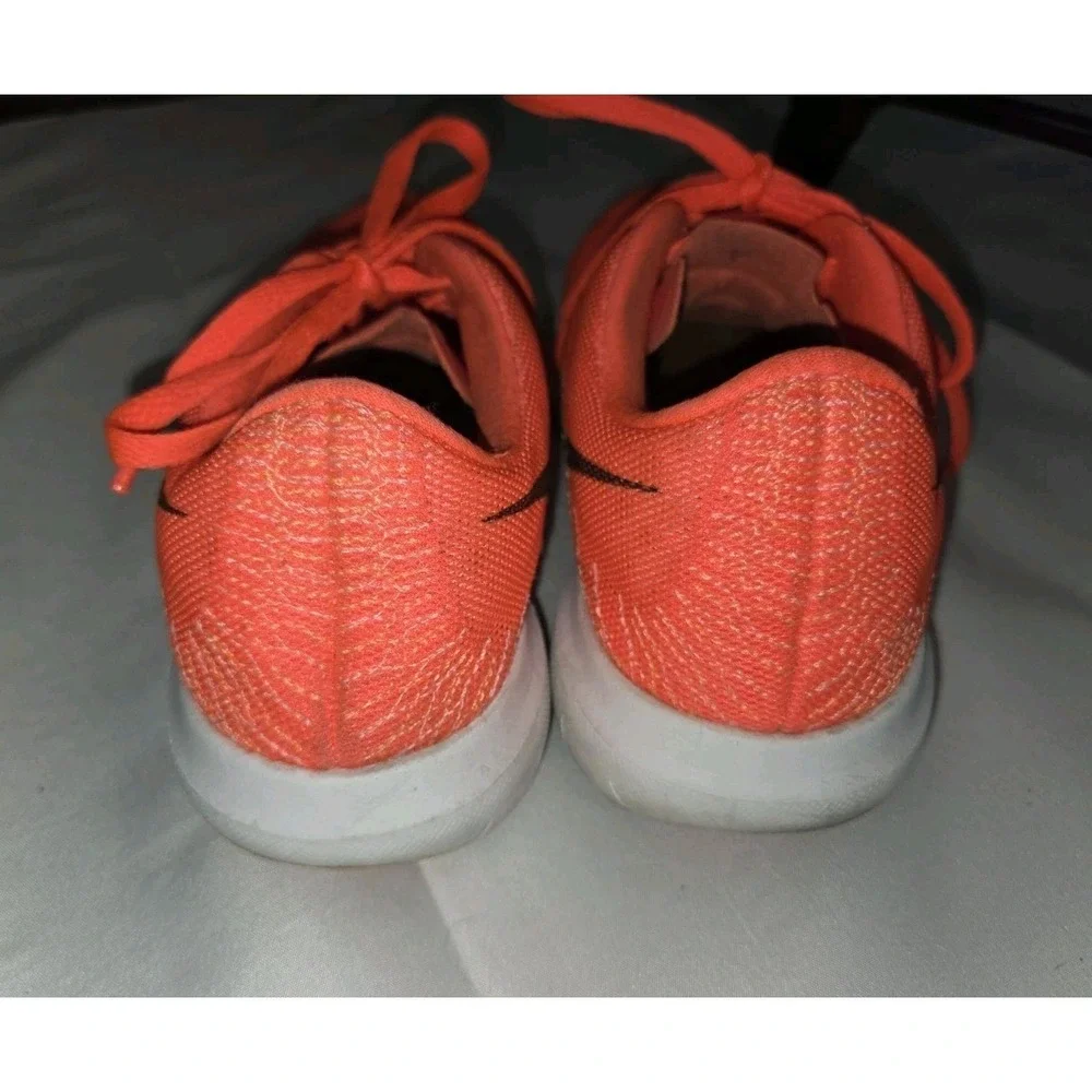 Women's Nike Flex Fury Neon Orange Lightweight Running Shoe Size 7 Athletic wear