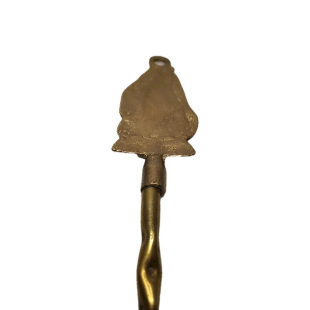 Vintage English BRASS FIREPLACE TOASTING FORK 19 & 3/4 inches Ship With Sails