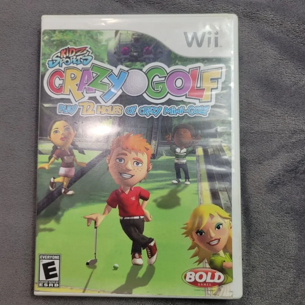 Kidz Sports‎ Crazy Golf Wii Game By Bold Games