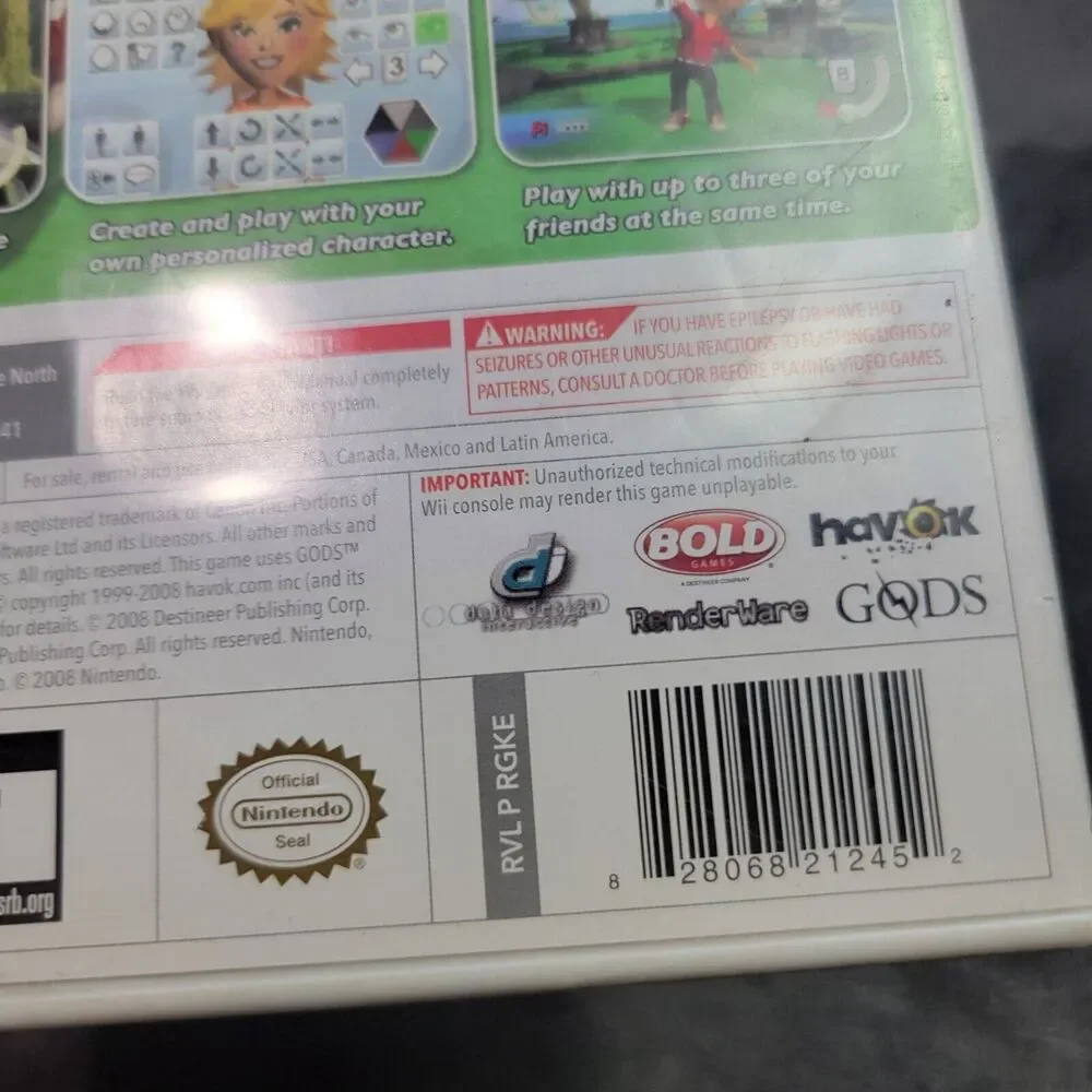 Kidz Sports‎ Crazy Golf Wii Game By Bold Games