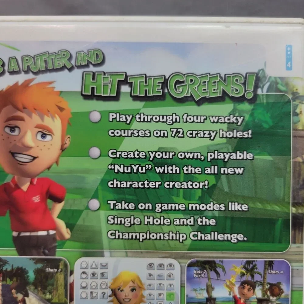 Kidz Sports‎ Crazy Golf Wii Game By Bold Games