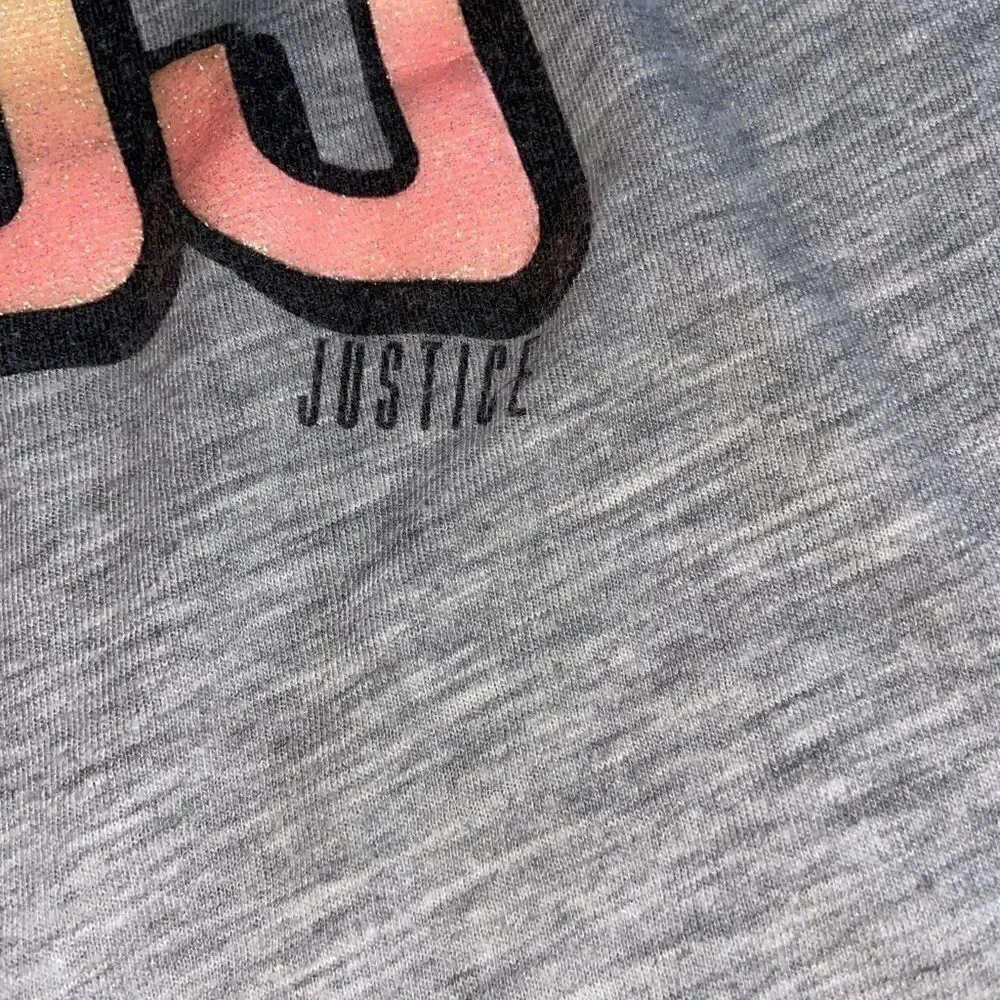 Girls justice graphic tee