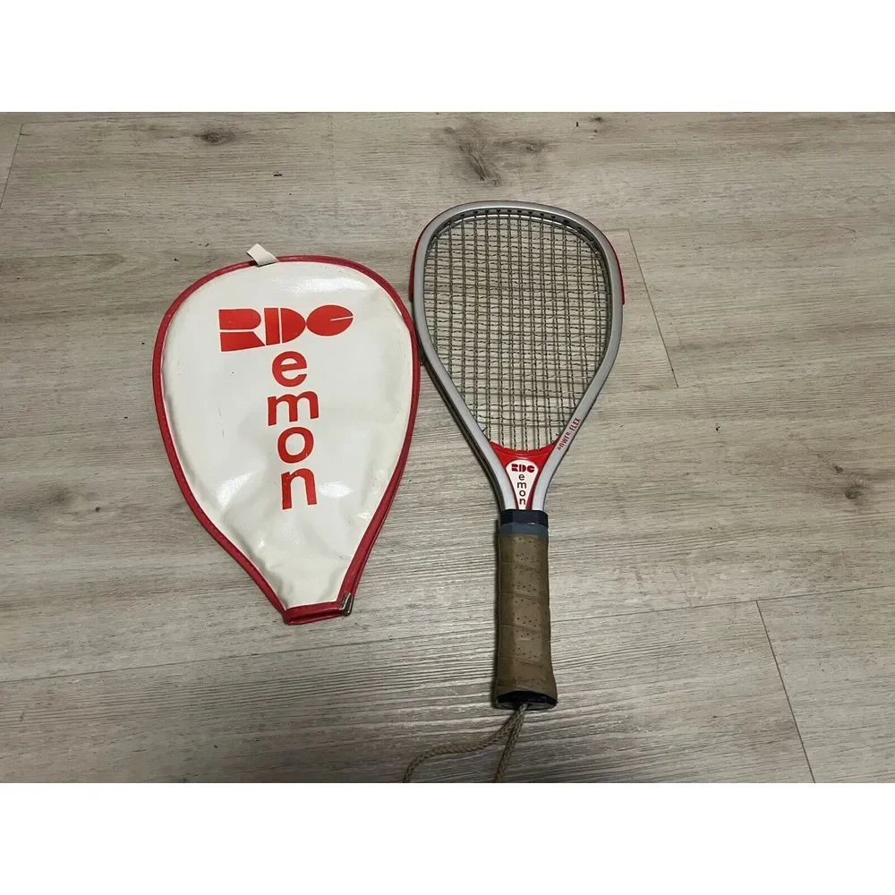 Demon‎ 4-1/8 Power Flex Tennis Racket Vintage Aluminum With Cover Style # 3020