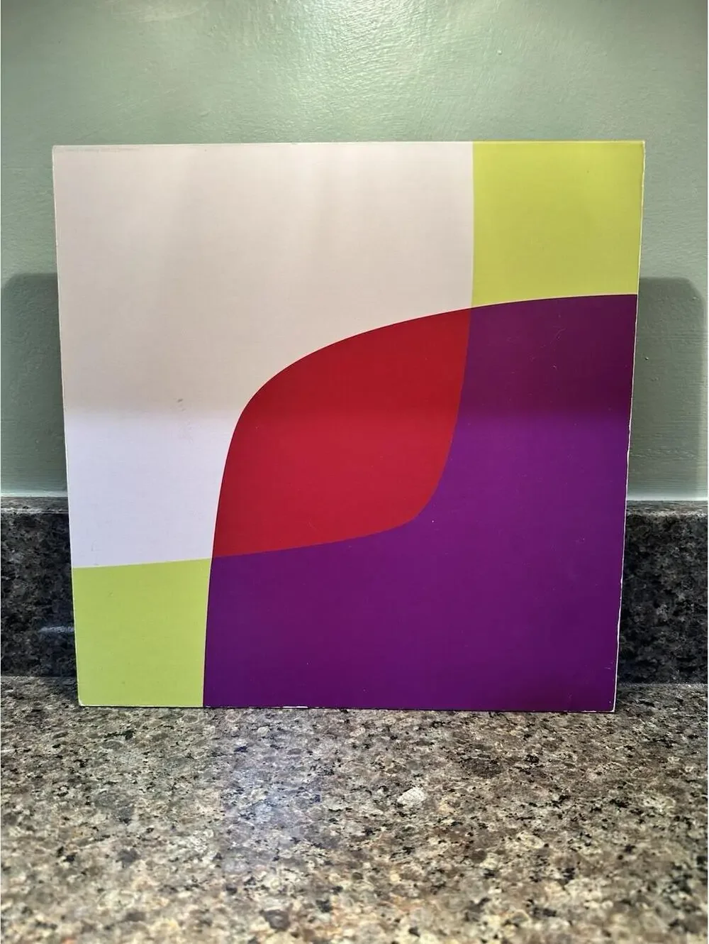 Vintage 2001 IKEA Kavlinge Wall Art Abstract Decoration 11” X 11”