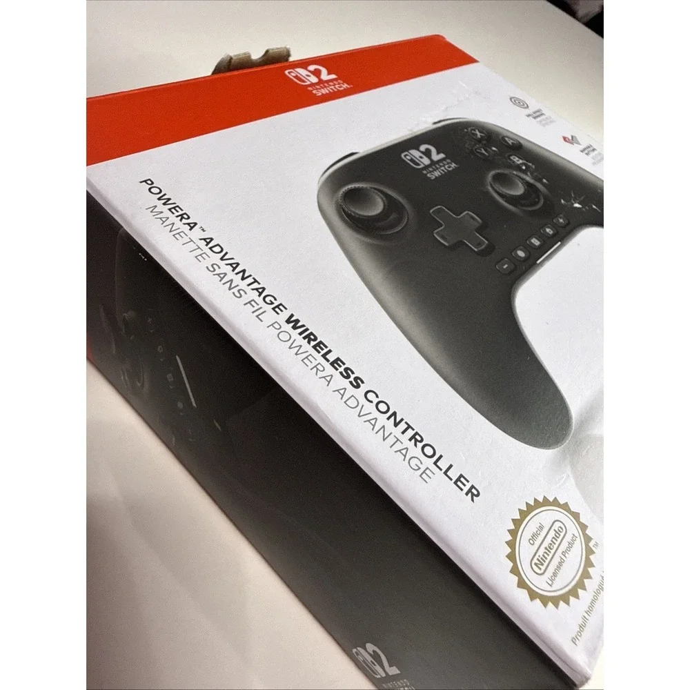 PowerA Advantage Wireless Black Controller for Nintendo Switch 2 Open Box