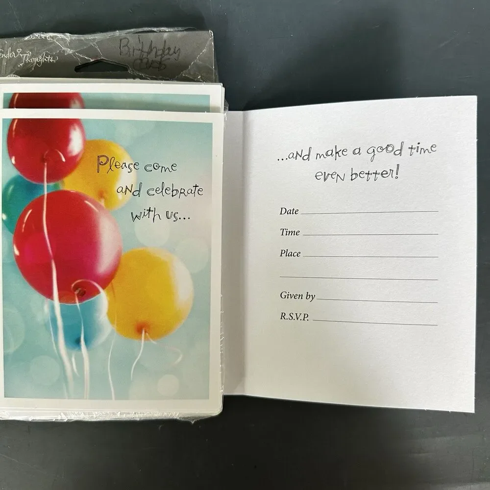 Hallmark, Tender Thoughts aesthetic paper balloon