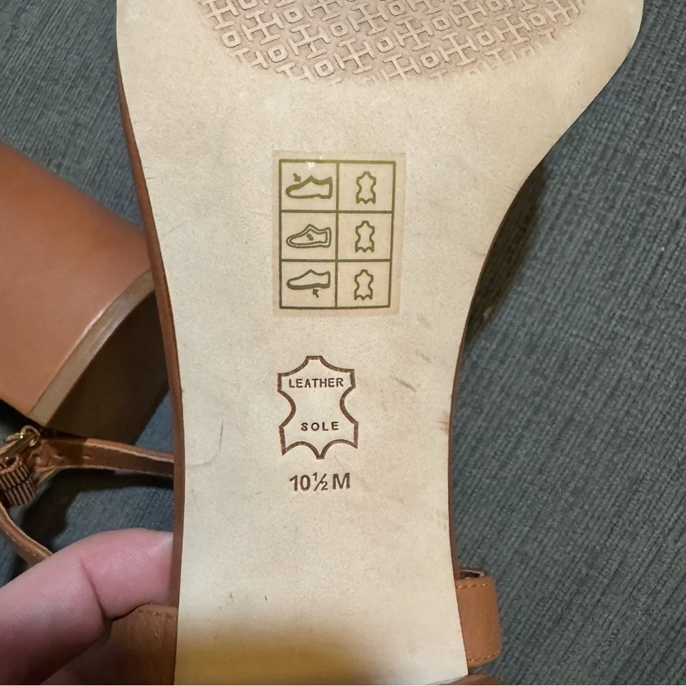Tory Burch Laurel Leather Block Heel Sandals