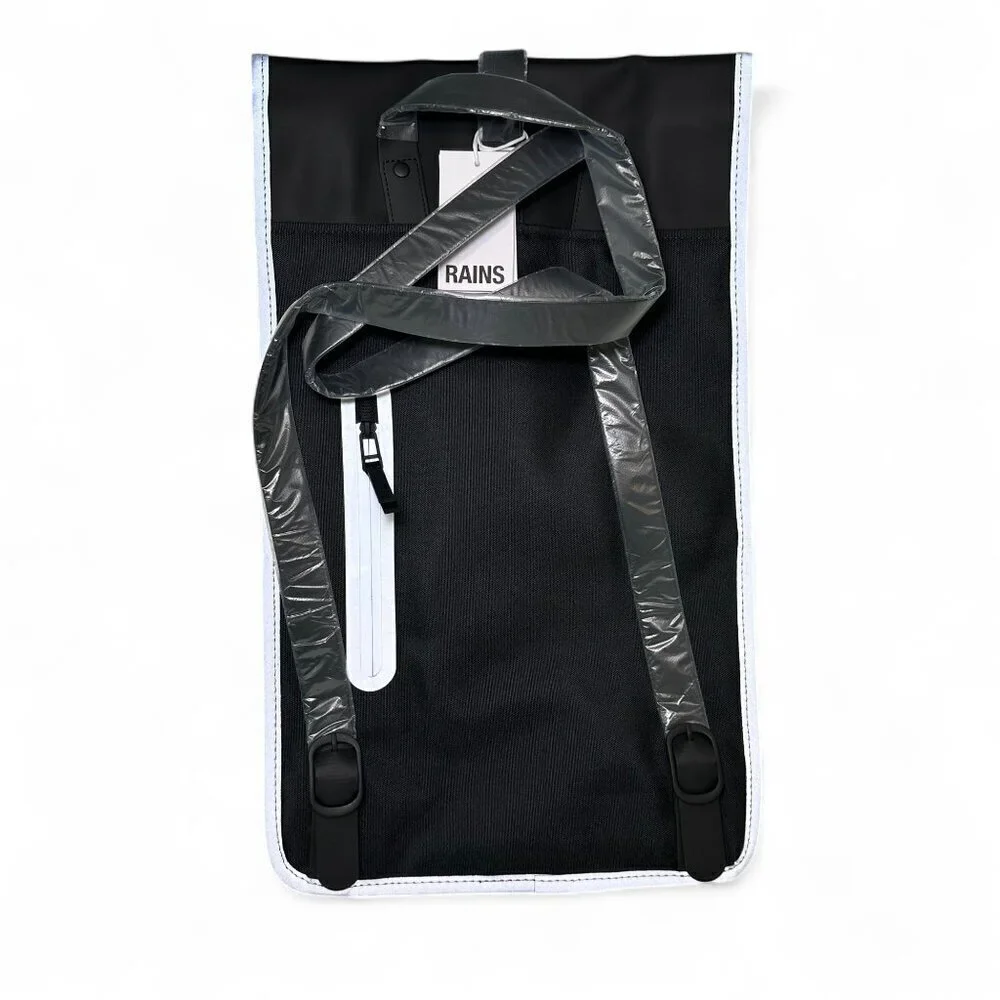 Rains Backpack Black Reflective - NWT Unisex, Waterproof
