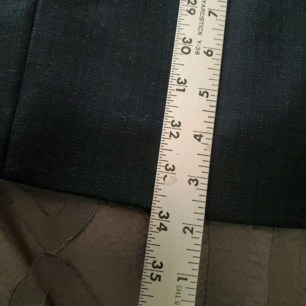 Vintage Pronto Uomo Platinum Mens 48L Black 100% Wool Blazer Sport Coat Jacket