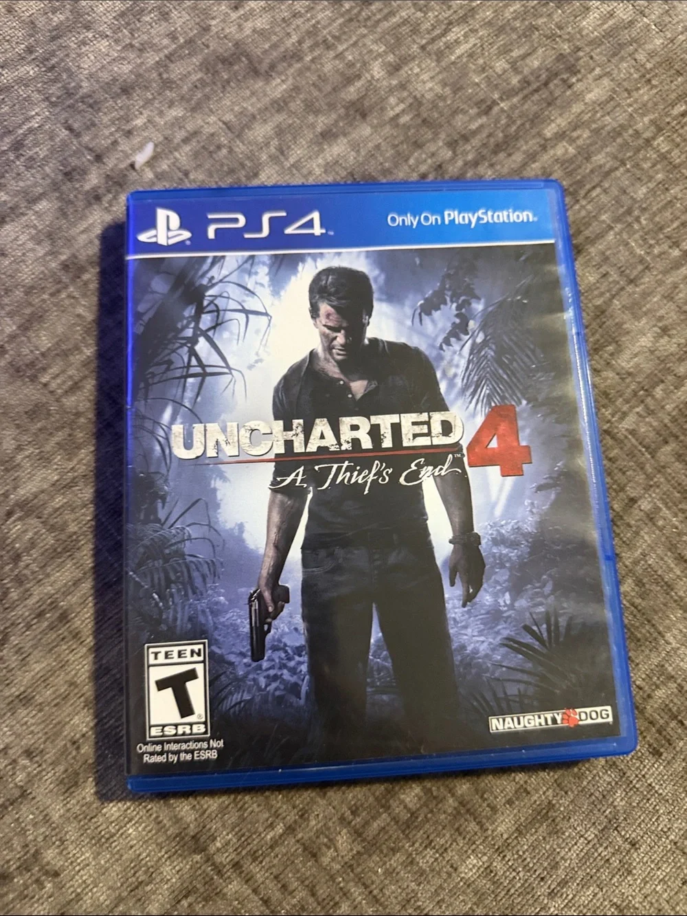 PlayStation PS4 Uncharted 4: A Thief's End - Blue Case