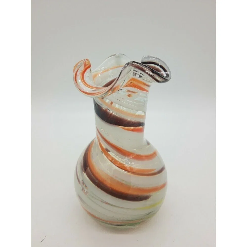 Ozark orange ruffle vtg