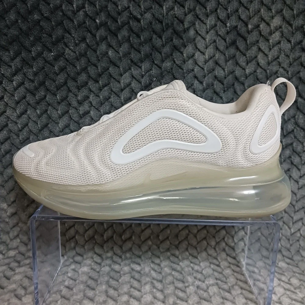 Nike Air Max 720 GS Triple White Walking Running Sneakers Shoes Size 5Y