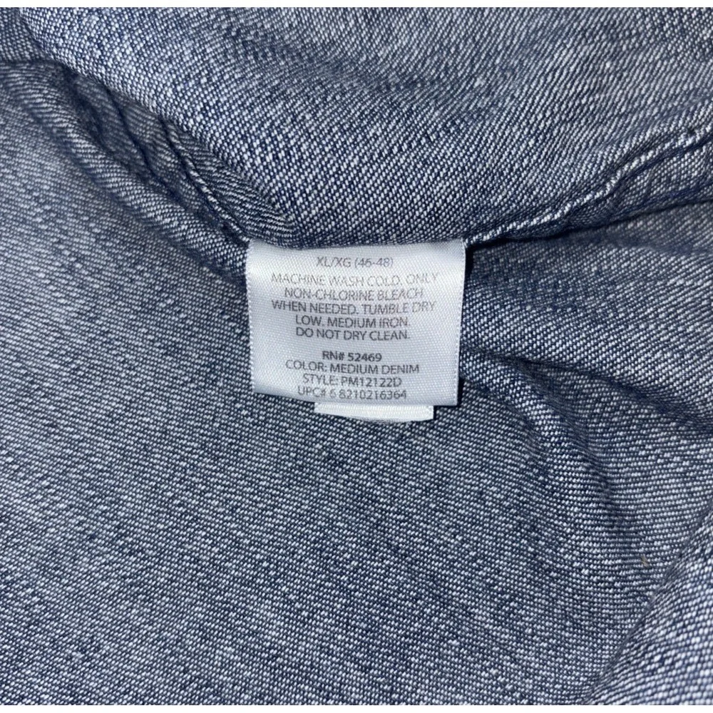 Puritan denim button