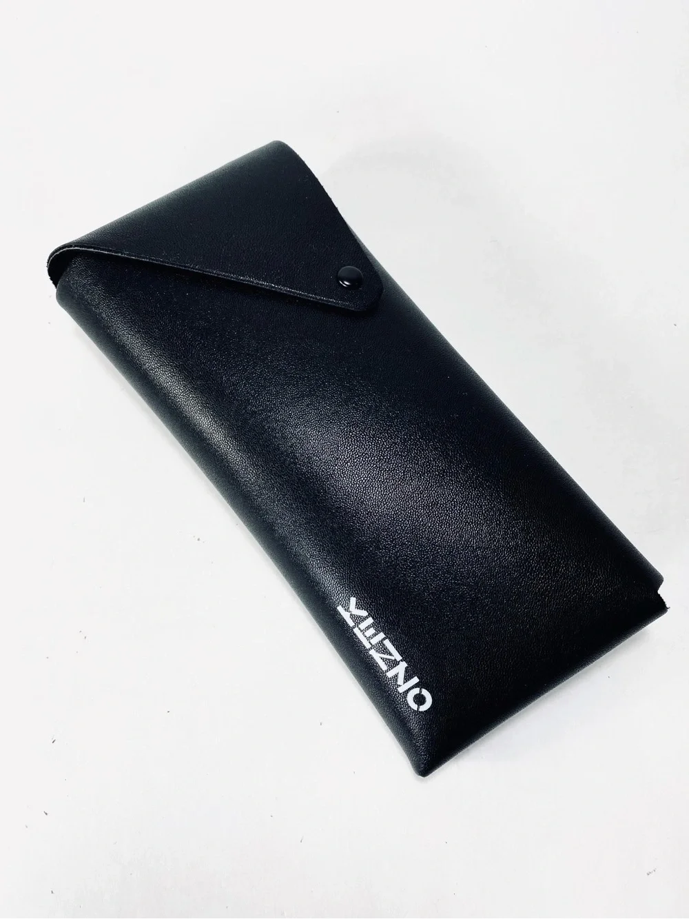 Kenzo Sunglasses Eyeglasses Faux Black Leather Snap Closure Case