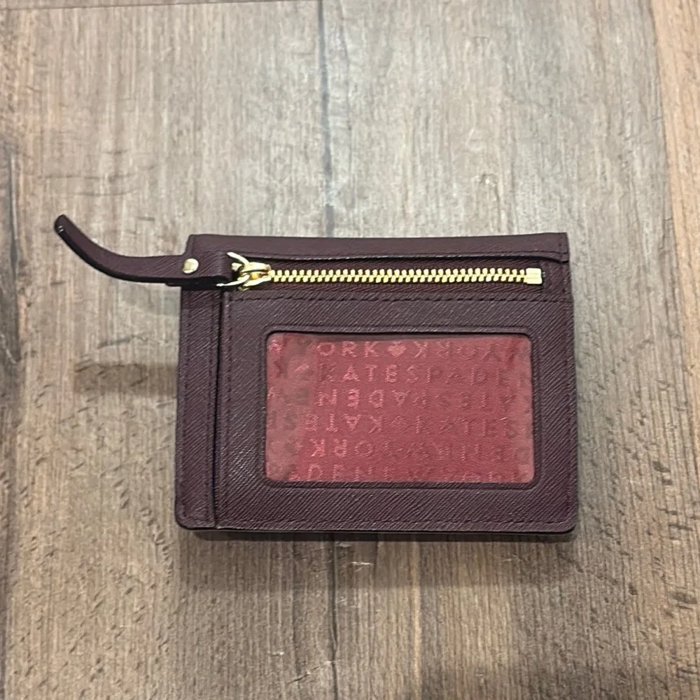 kate spade‎ | Plum Leather Wallet Classic Design