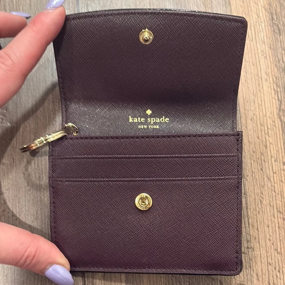 kate spade‎ | Plum Leather Wallet Classic Design