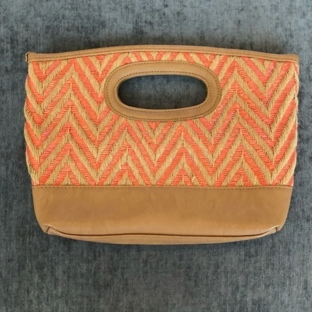 Charming Charlie chevron print rattan