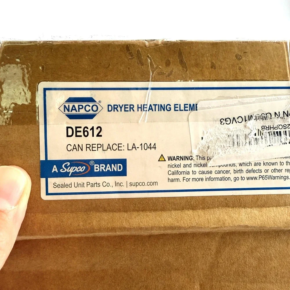 Napco DE612 Dryer Heating Element Assembly‎ Replaces LA-1044 Supco Read