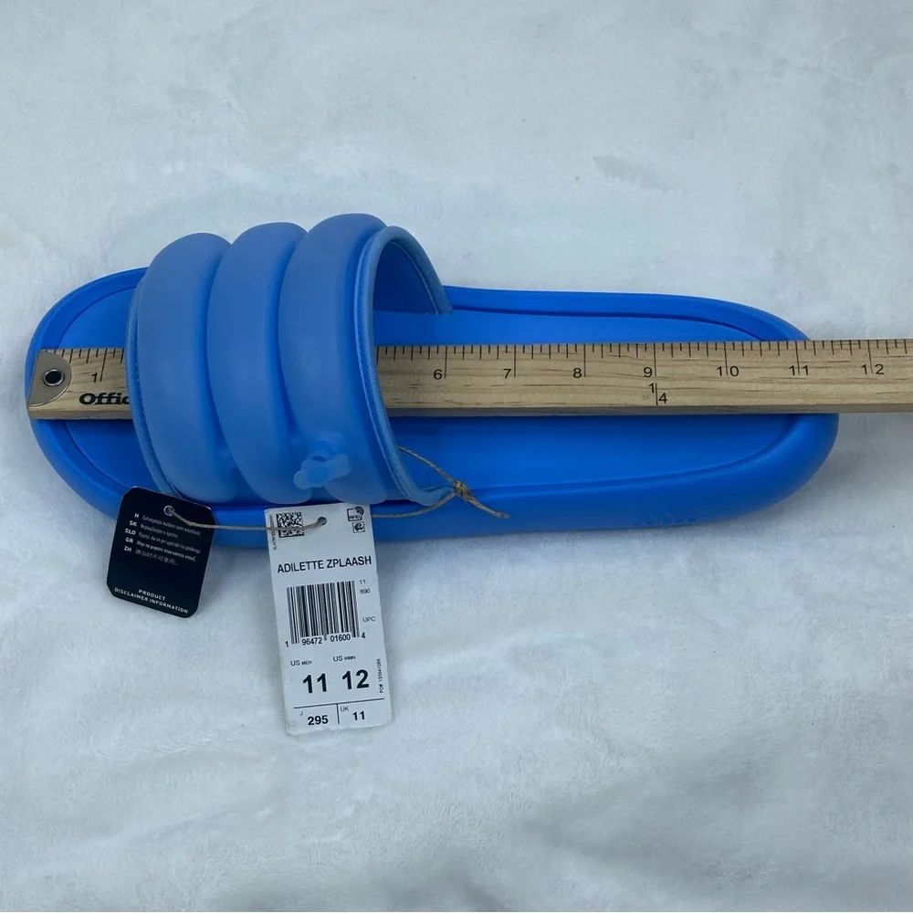 adidas Unisex-Adult Zplaash Slide Sandal Men's 11 Women's 12‎ Nwob Blue IF8663