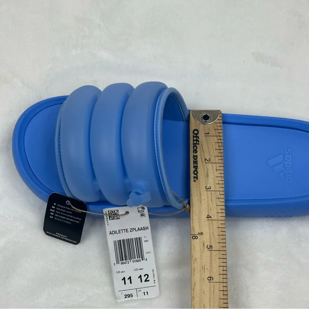 adidas Unisex-Adult Zplaash Slide Sandal Men's 11 Women's 12‎ Nwob Blue IF8663