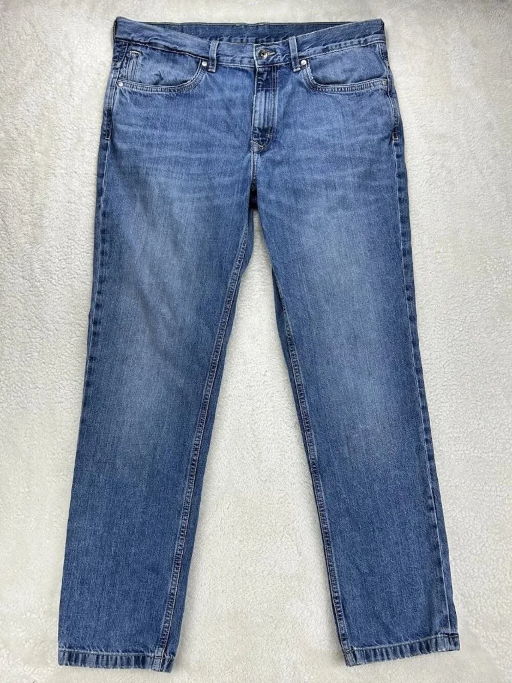 Emidio Tucci Jeans Men’s 36x32 Cotton Blend 5-Pocket Blue Denim