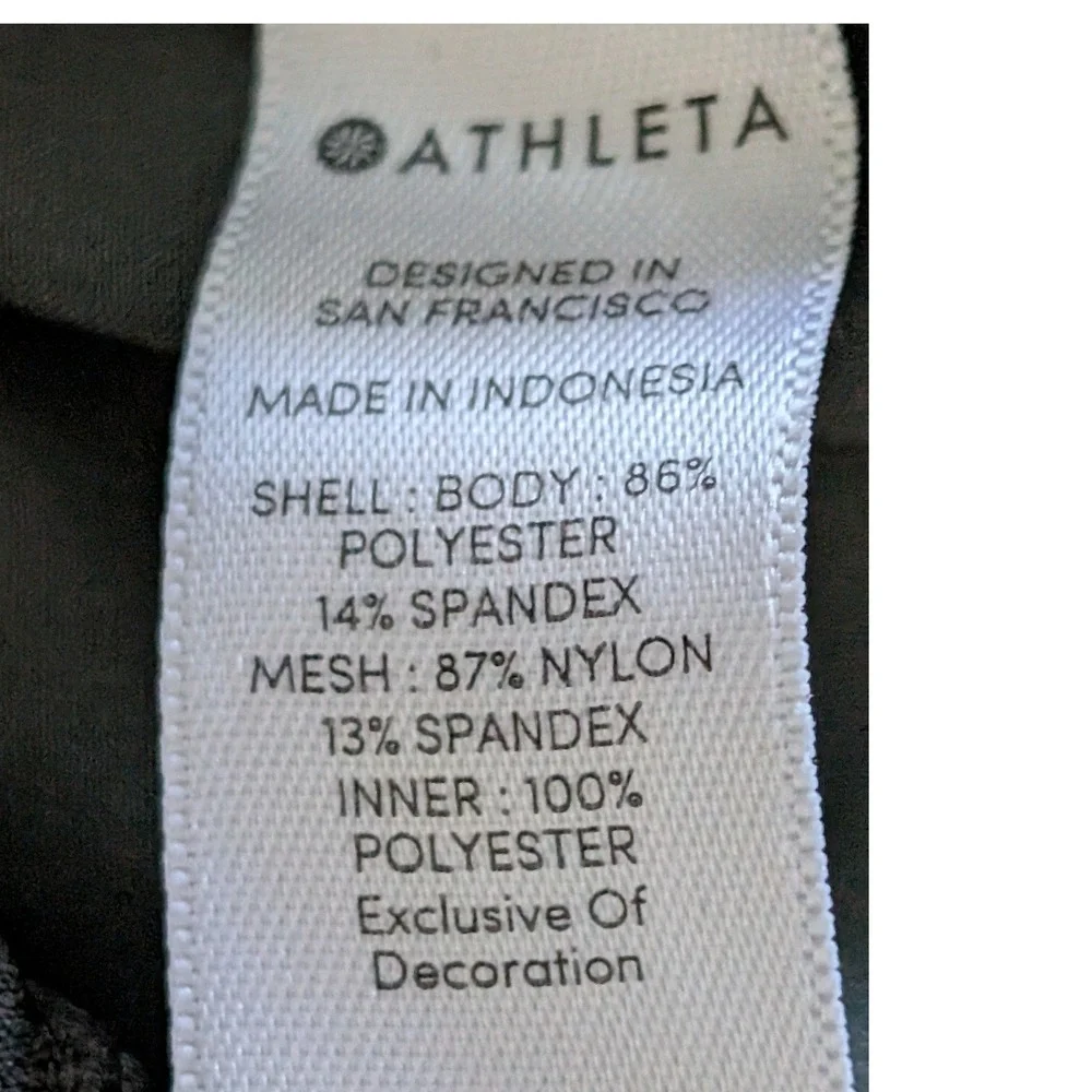 Athleta mesh racer