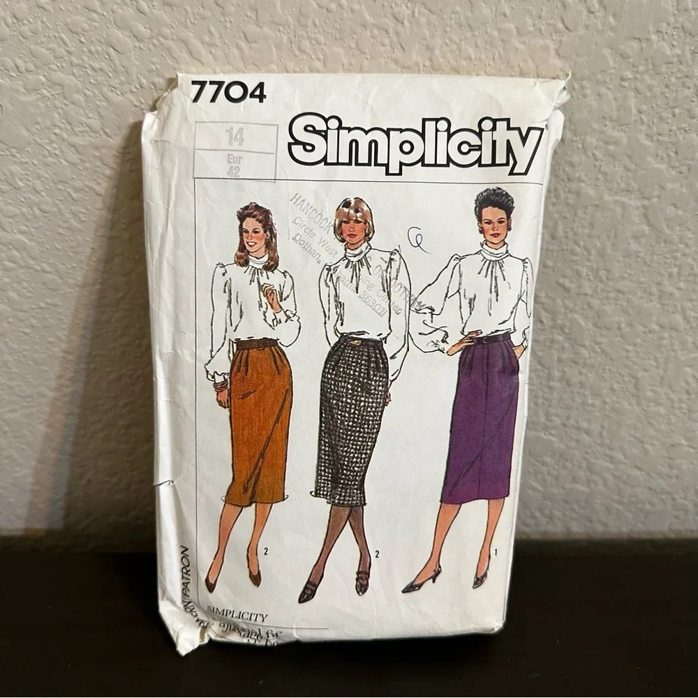 Vintage 1986 simplicity