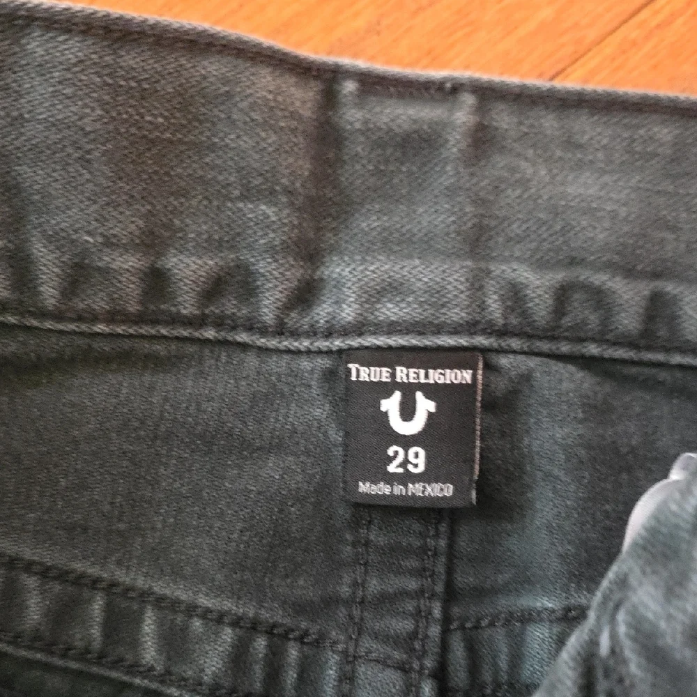 True Religion‎ Faded Black Denim Jeans